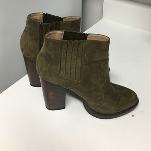 Army Green Zara Booties